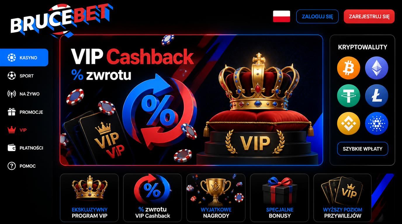 Program VIP z cashbackiem i kryptowalutami